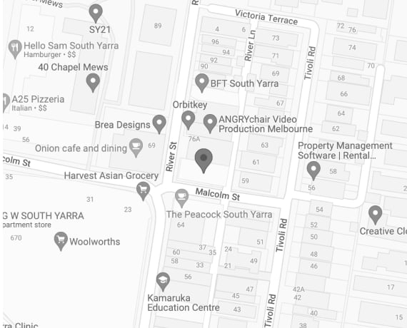 Melbourne map